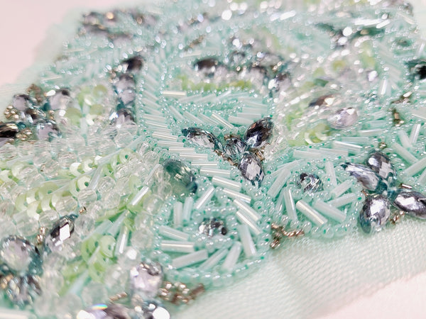 Delicate Embellishment in Mint Color