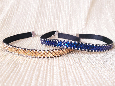 Sparkling Fish Scale Choker