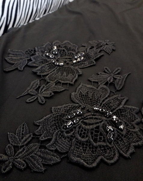 Embroidery Floral Motif